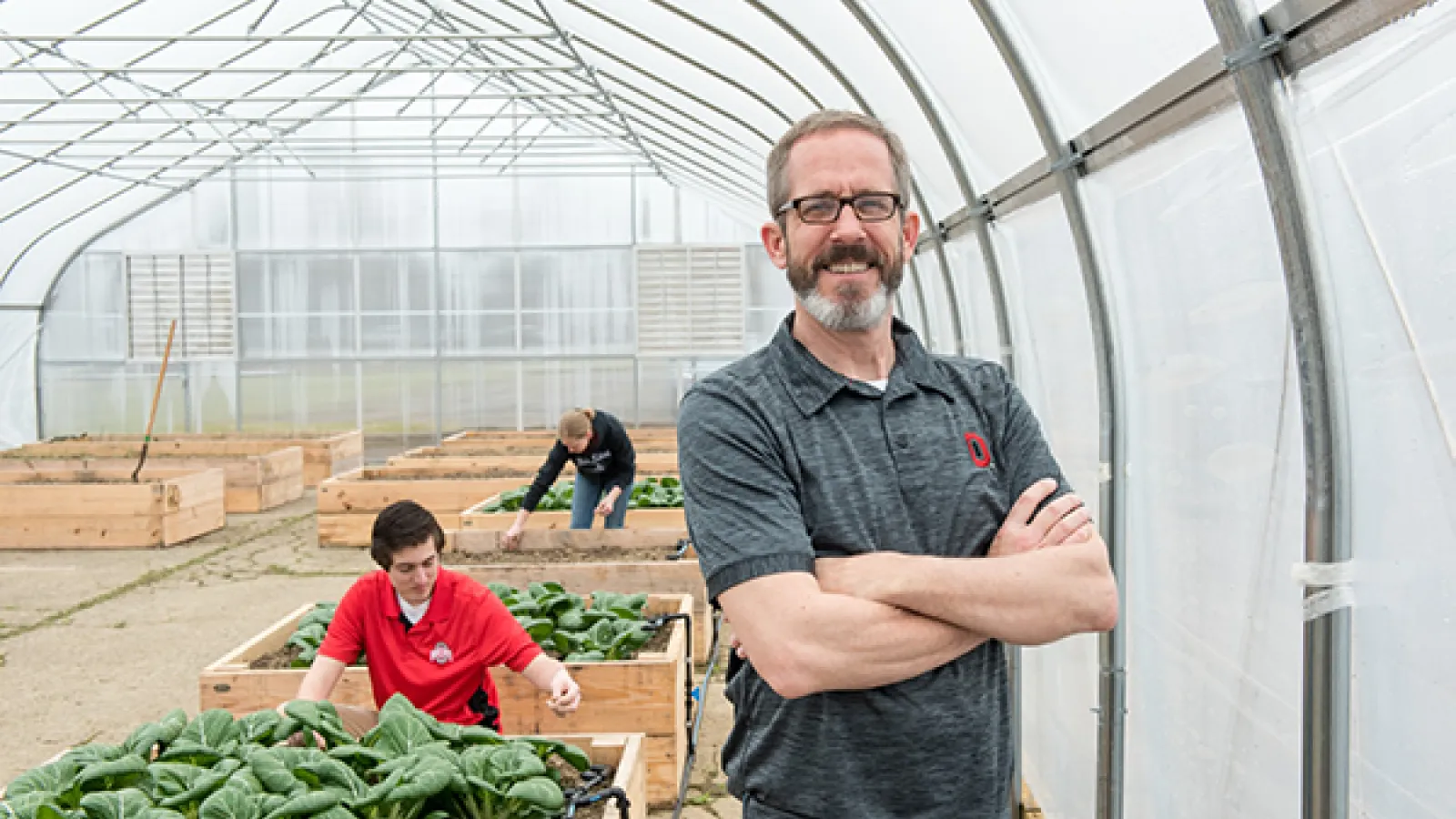 Kip Curtis at microfarm