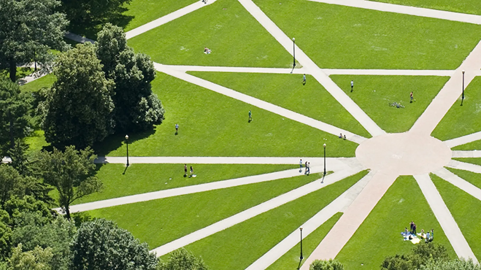 Oval aerial shot