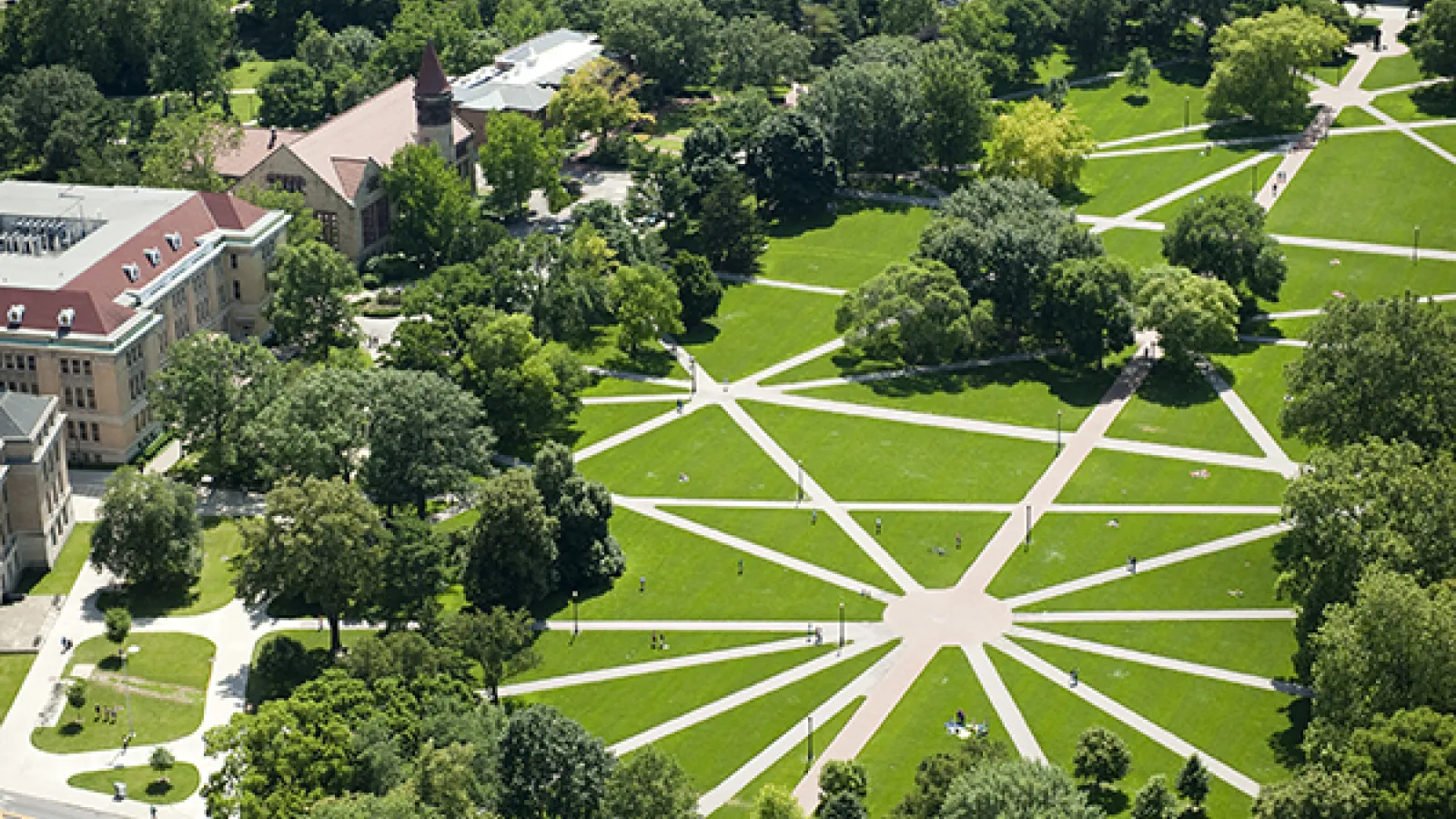 Aerial image of the Oval