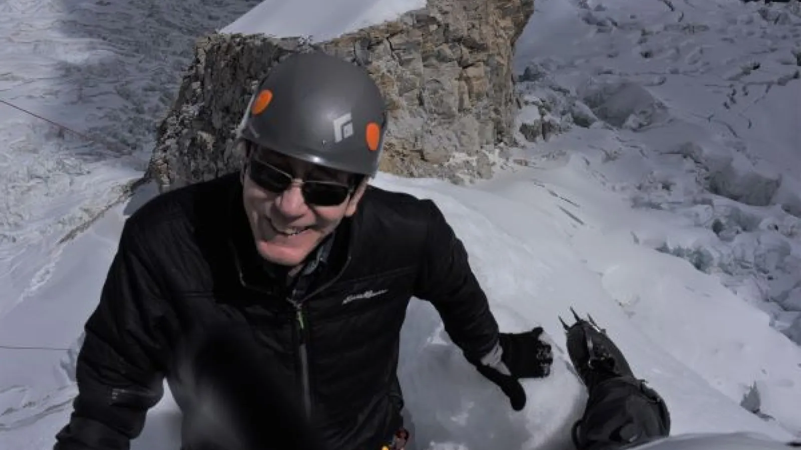 Lonnie Thompson mountain climbing