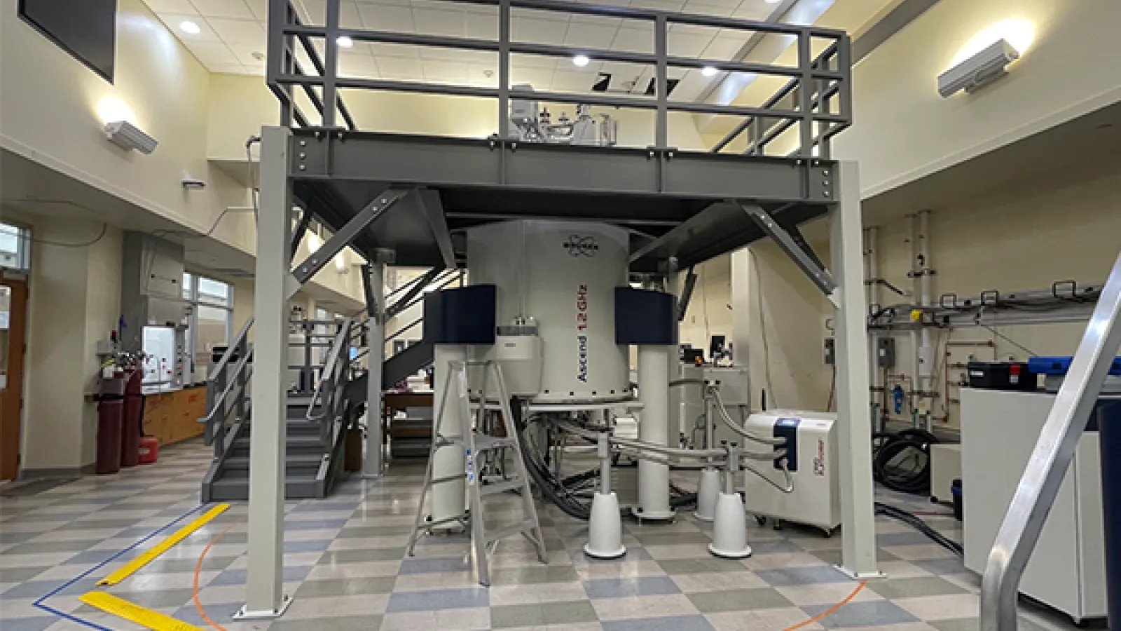 Photo of New 1.2 GHz NMR system 