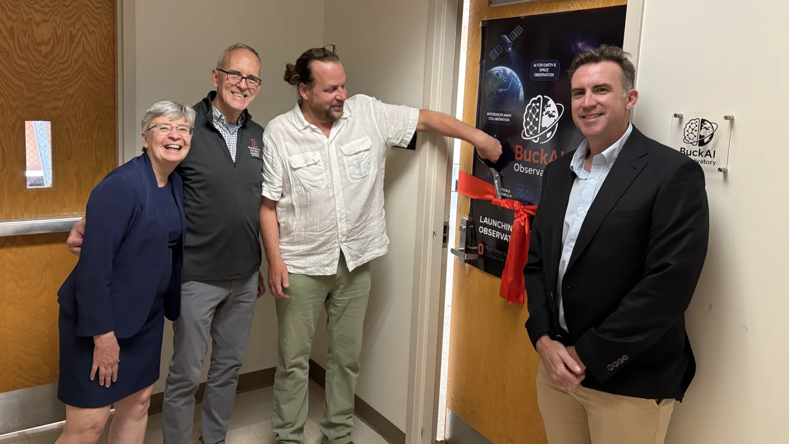 BuckAI ribbon cutting