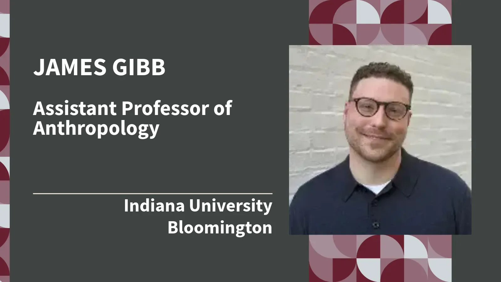IPR Seminar Series - Dr. James Gibb