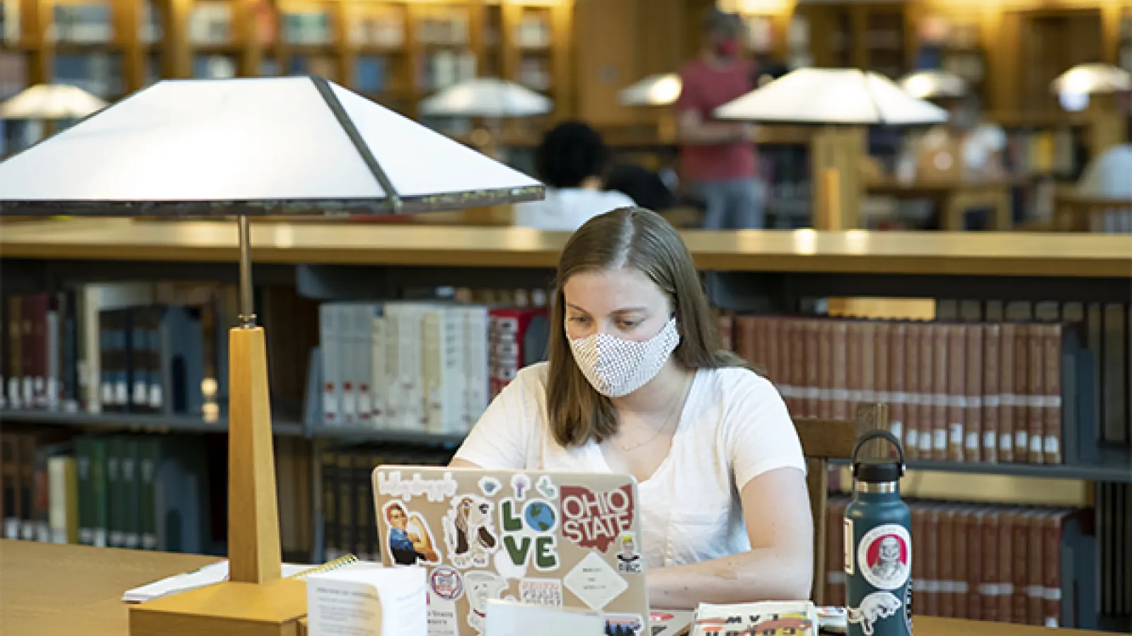 Student on Laptop