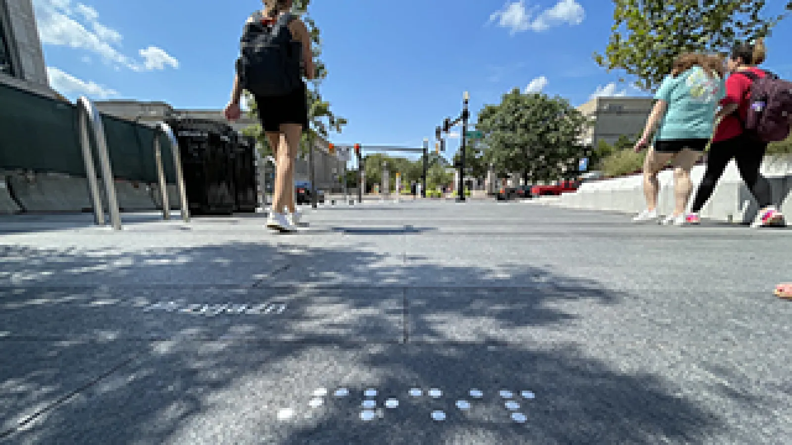 'Friendship' in Braille at University Square