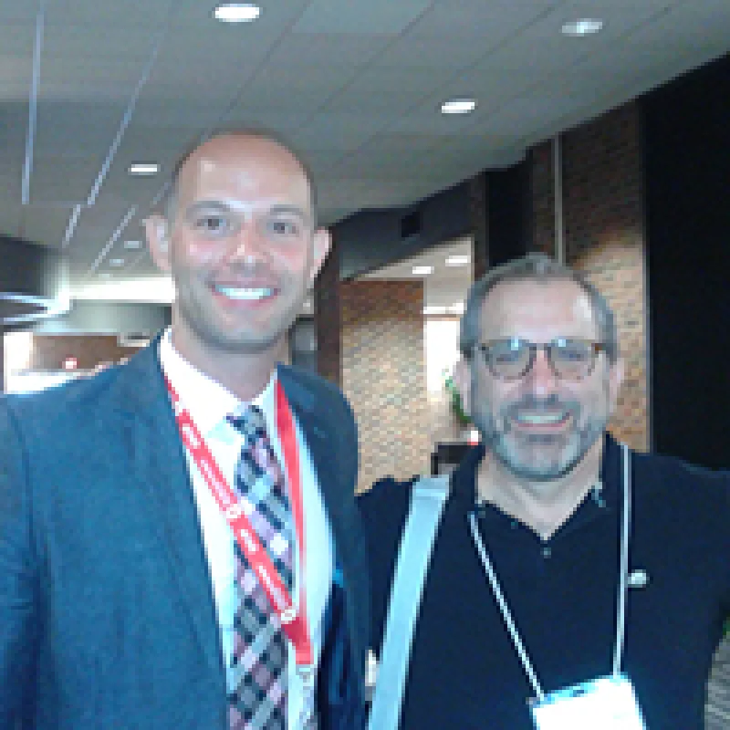 From left: Andre Santiago and Jeffrey Cohen