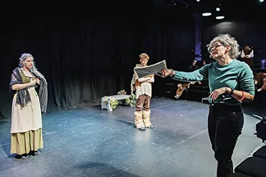 Sarah Neville takes a hands-on role in directing LDP productions.