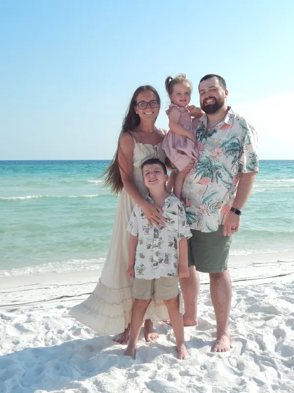 Photo of Brooke and family 